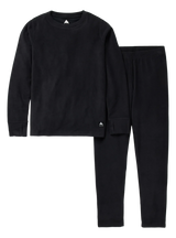 BURTON Kids Fleece Base Layer Set True Black Youth Base Layers Burton 