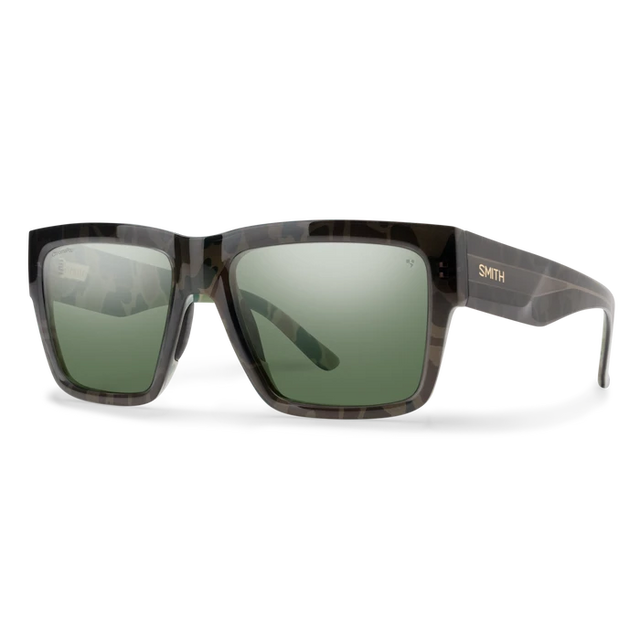 SMITH High Five Duck Camo - ChromaPop Grey Green Polarized Sunglasses Sunglasses Smith 