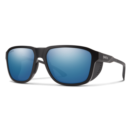 SMITH Embark Matte Black -ChromaPop Blue Mirror Polarized Sunglasses Sunglasses Smith 