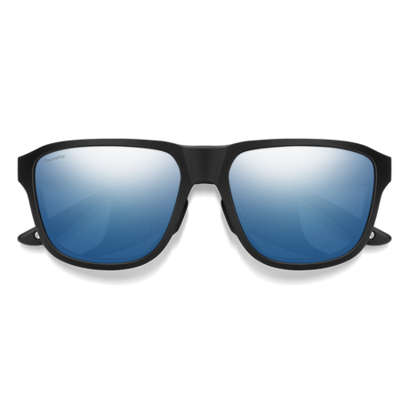 SMITH Embark Matte Black -ChromaPop Blue Mirror Polarized Sunglasses Sunglasses Smith 