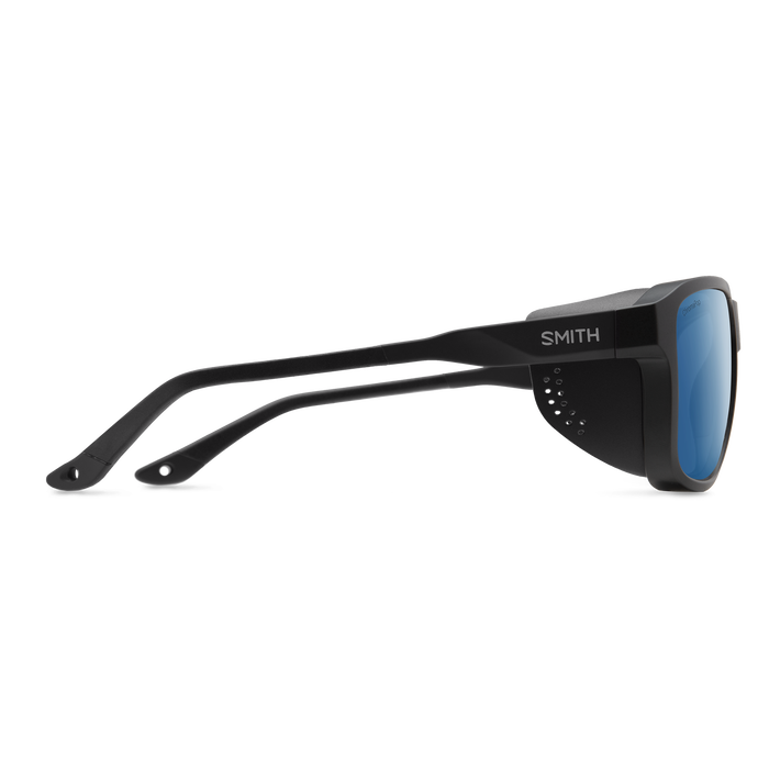 SMITH Embark Matte Black -ChromaPop Blue Mirror Polarized Sunglasses Sunglasses Smith 