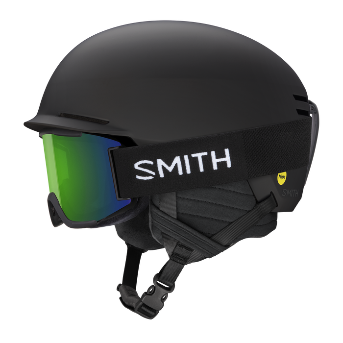 SMITH Scout MIPS Snow Helmet Matte Black Men's Snow Helmets Smith S 