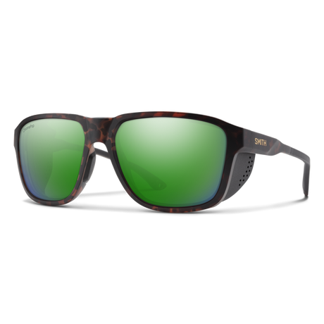 SMITH Embark Matte Tortoise -ChromaPop Green Mirror Polarized Sunglasses Sunglasses Smith 