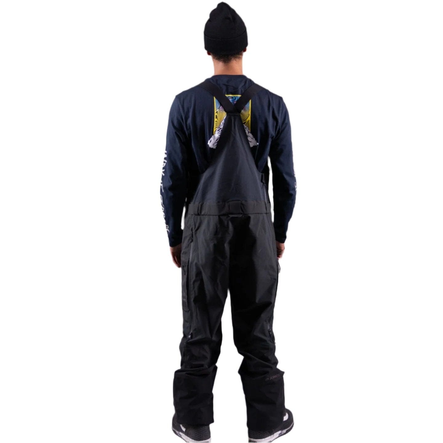 JONES MTN Surf Recycled Bib Snowboard Pants Stealth Black 2025