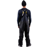 JONES MTN Surf Recycled Bib Snowboard Pants Stealth Black 2025 Men's Snow Bib Pants Jones Snowboards 