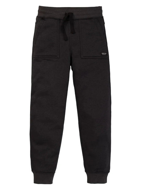 BURTON Kids Oak Fleece Pants True Black Heather Boy's Denim and Pants Burton 