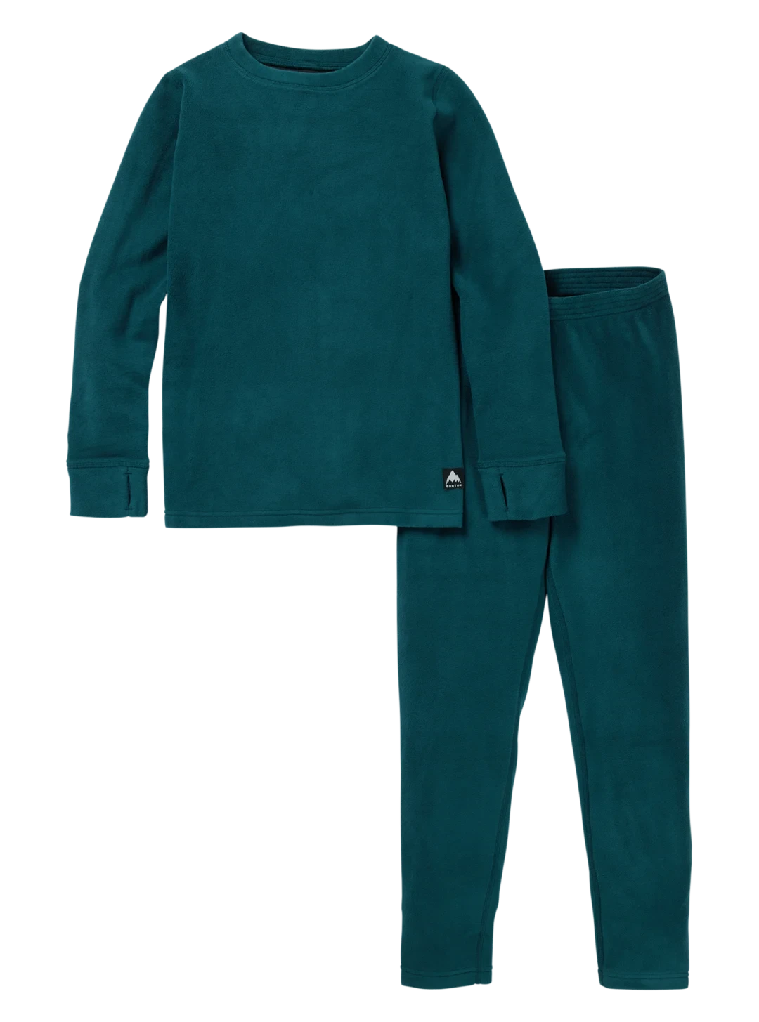 BURTON Kids Fleece Base Layer Set Deep Emerald Youth Base Layers Burton 