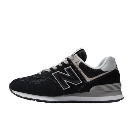 NEW BALANCE 574 Core Shoes Black/White Men's Skate Shoes New Balance 
