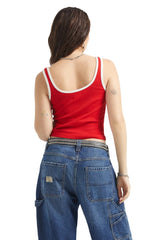 BRIXTON Women's I'm With The Band Ringer Tank Top Adrenaline Rush Women's Tank Tops and Halter Tops Brixton 