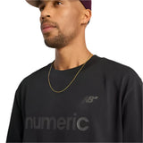 NB Numeric Cotton T-Shirt Black Men's Short Sleeve T-Shirts New Balance 