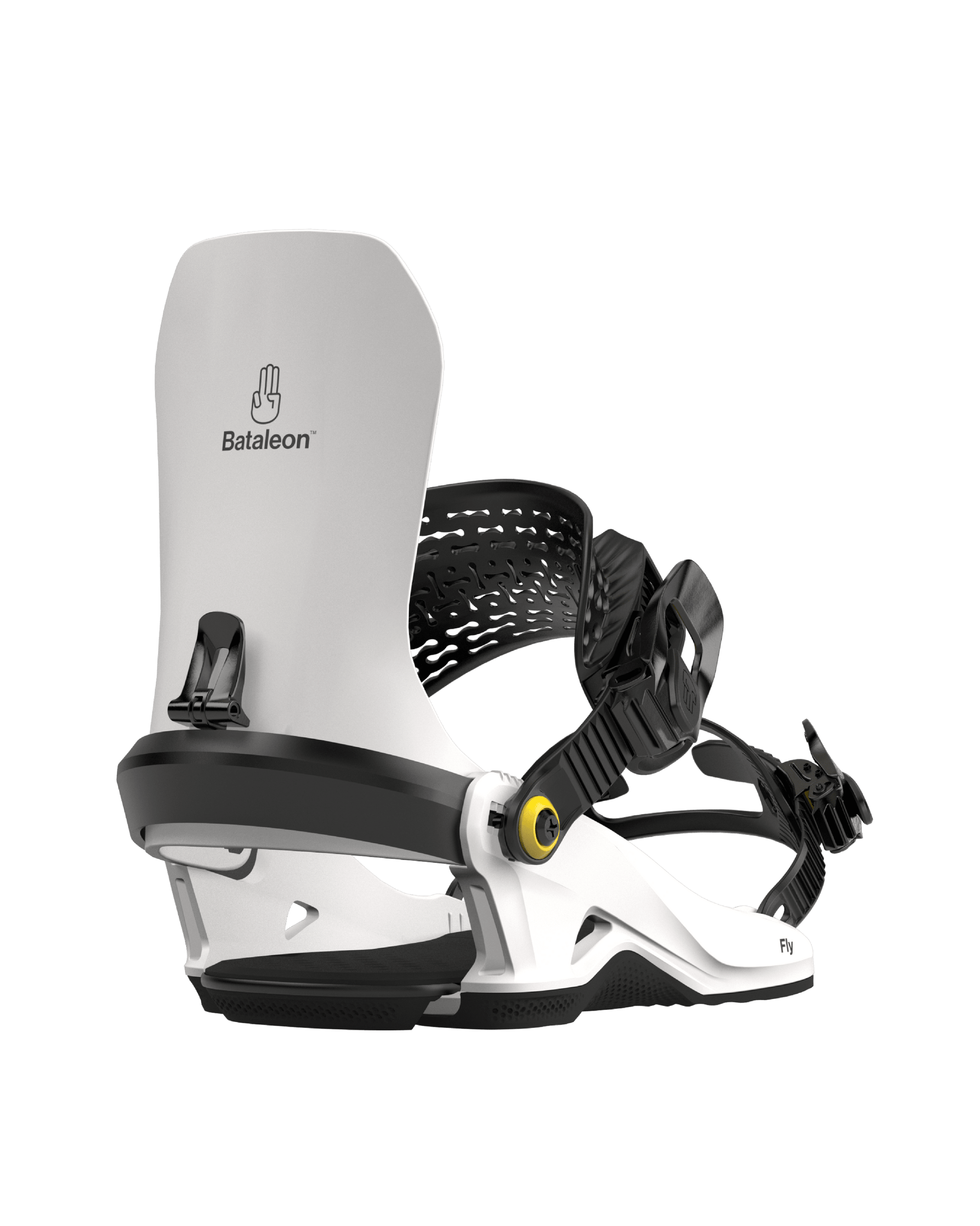 BATALEON Fly Snowboard Bindings White 2024 Men's Snowboard Bindings Bataleon 