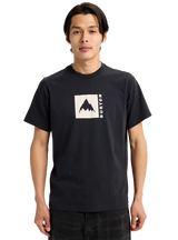 BURTON Classic Mountain Short Sleeve T-Shirt True Black Men's Short Sleeve T-Shirts Burton 
