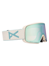 ANON M6S Oat - Perceive Variable Blue + Perceive Cloudy Pink + Facemask Snow Goggle Snow Goggles Anon 