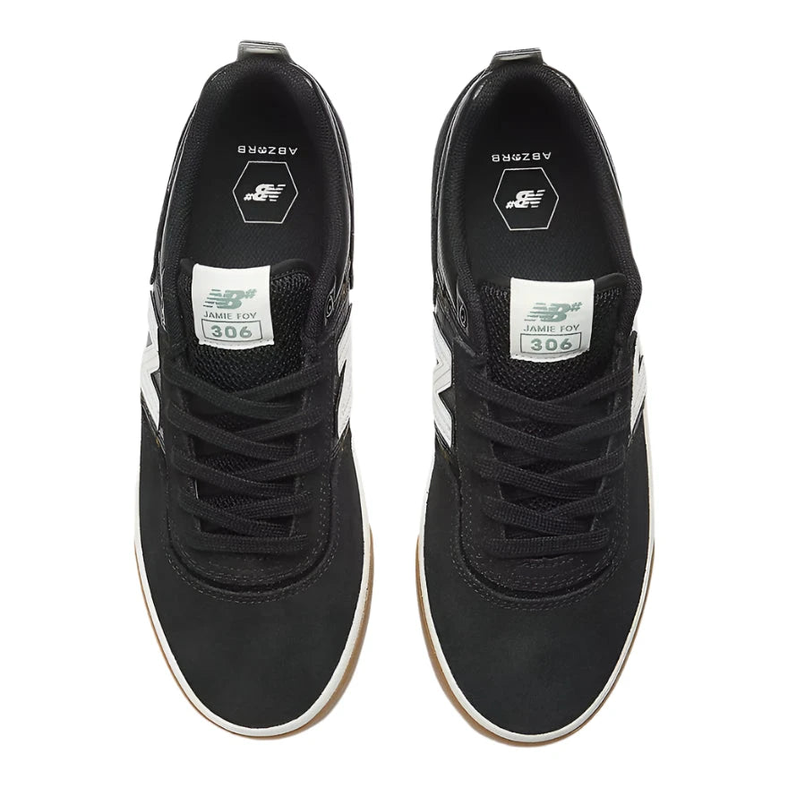NB NUMERIC Jamie Foy 306 Shoes Black/Sea Salt Men's Skate Shoes New Balance 