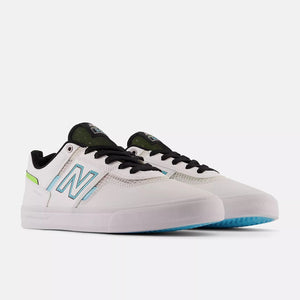 NB NUMERIC Jamie Foy 306 Shoes White/Aqua Sky Men's Skate Shoes New Balance 