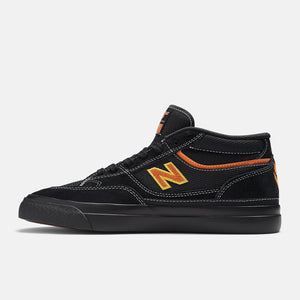 NM NUMERIC Franky Villani 417 Shoes Black/Orange Men's Skate Shoes New Balance 