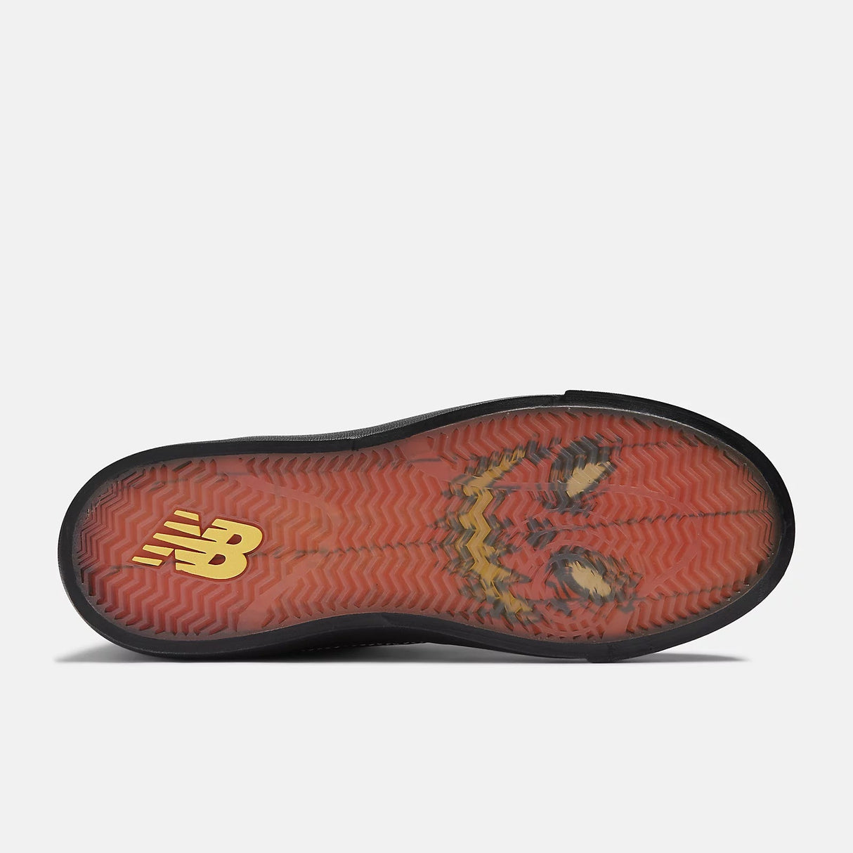 NM NUMERIC Franky Villani 417 Shoes Black/Orange Men's Skate Shoes New Balance 