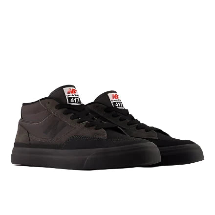 NB NUMERIC Franky Villani 417 Shoes Black Cement/Black Men's Skate Shoes New Balance 