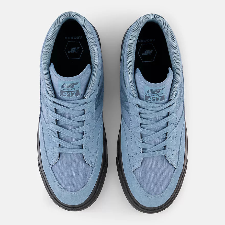 NB NUMERIC Franky Villani 417 Shoes Mercury Blue/Black Men's Skate Shoes New Balance 