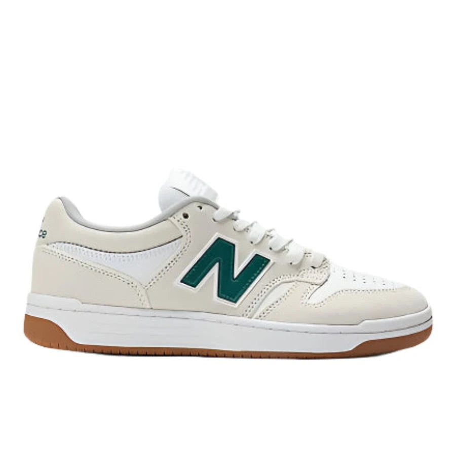 NB NUMERIC 480 Shoes White/Green Men's Skate Shoes New Balance 