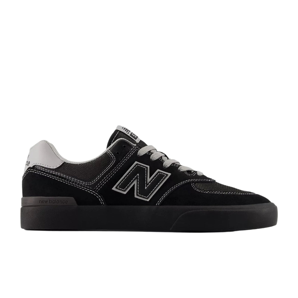 NB NUMERIC 574 Vulc Shoes Black/Grey Men's Skate Shoes New Balance 