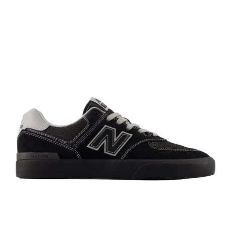 NB NUMERIC 574 Vulc Shoes Black/Grey Men's Skate Shoes New Balance 