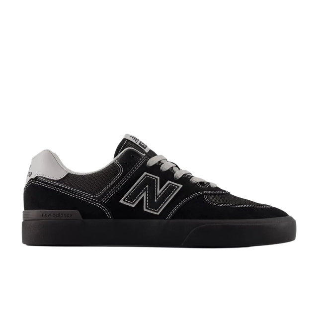 NB NUMERIC 574 Vulc Shoes Black/Grey Men's Skate Shoes New Balance 
