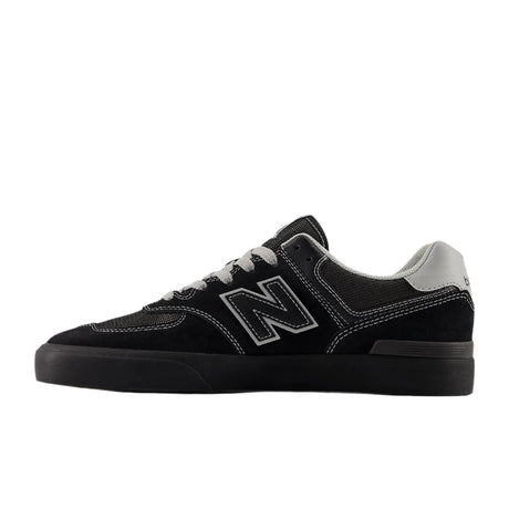 NB NUMERIC 574 Vulc Shoes Black/Grey Men's Skate Shoes New Balance 
