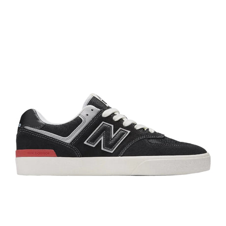 NB NUMERIC 574 Vulc Shoes Black/White Men's Skate Shoes New Balance 