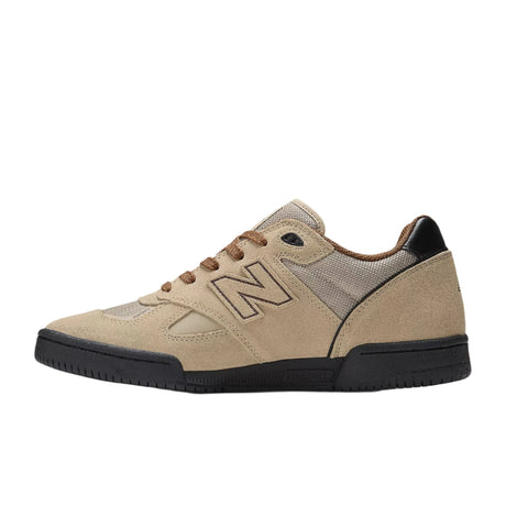 NB NUMERIC Tom Knox 600 Shoes Beige/Black Men's Skate Shoes New Balance 