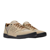 NB NUMERIC Tom Knox 600 Shoes Beige/Black Men's Skate Shoes New Balance 