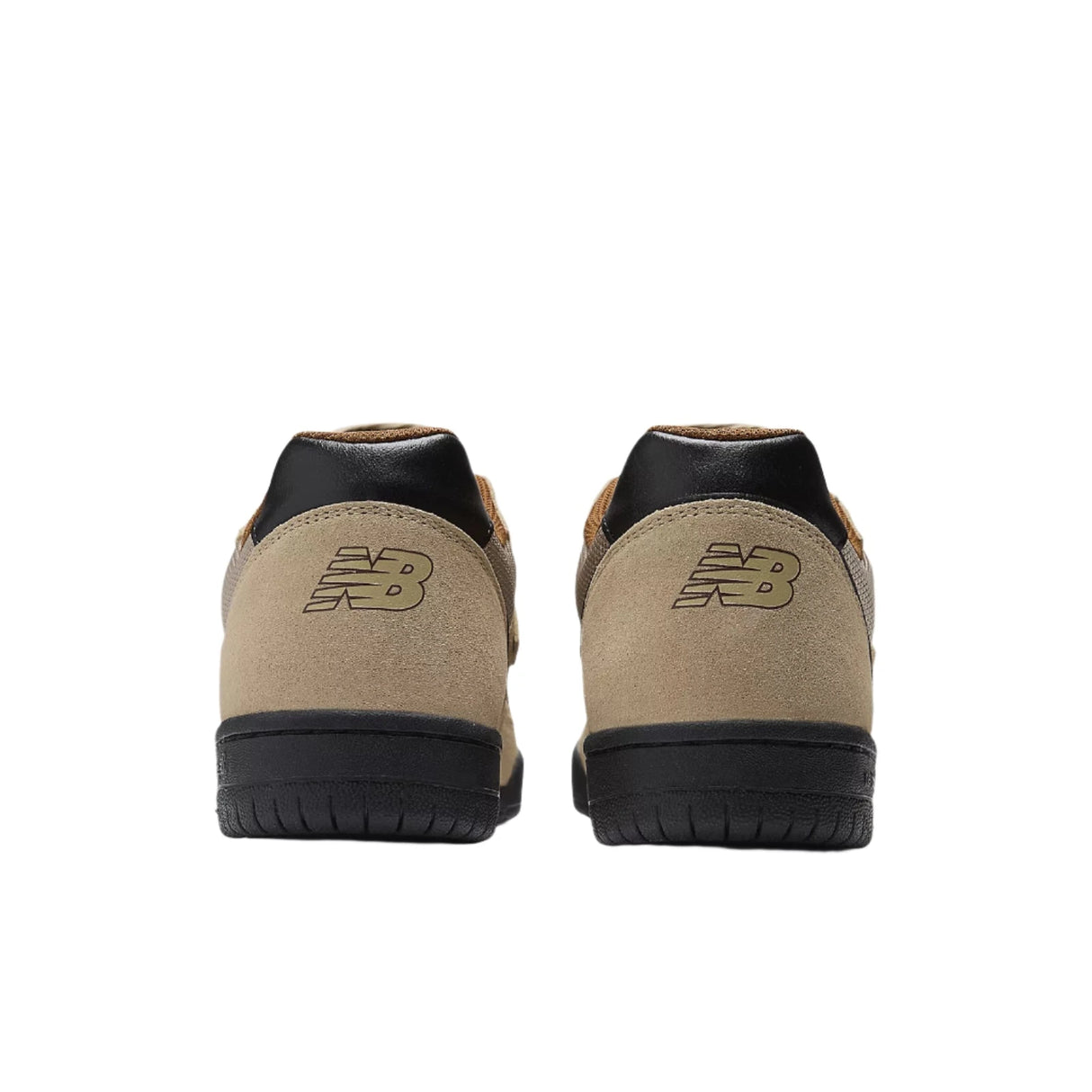 NB NUMERIC Tom Knox 600 Shoes Beige/Black Men's Skate Shoes New Balance 