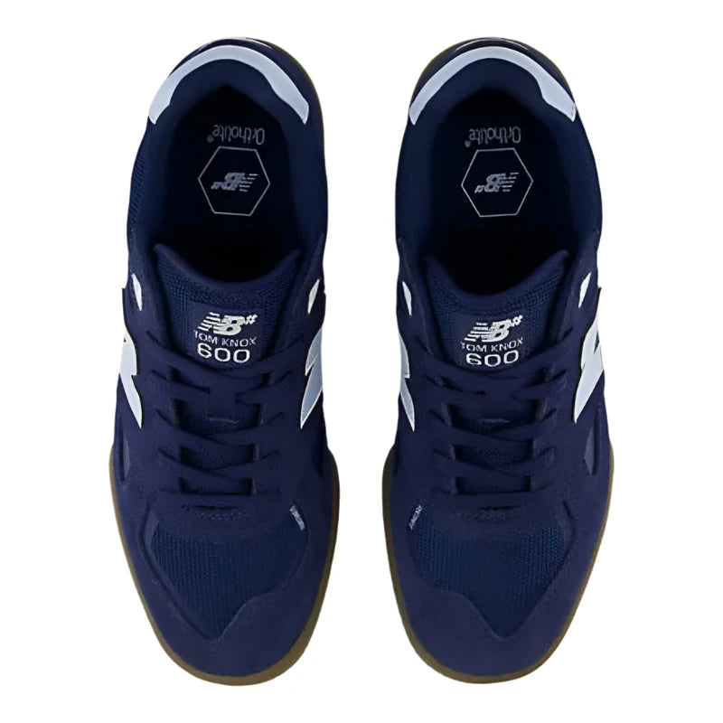 NB Numeric Tom Knox 600 Shoe Navy/Sky Blue Men's Skate Shoes New Balance 