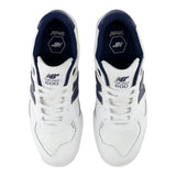 NB NUMERIC Tom Knox 600 Shoes White/Navy Men's Skate Shoes New Balance 