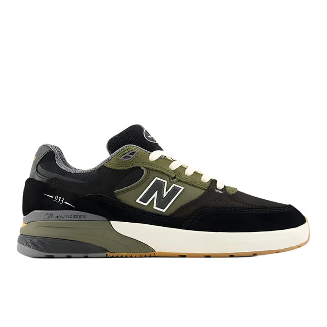 NB NUMERIC Andrew Reynolds 933 Shoes Black/Olive Men's Skate Shoes New Balance 