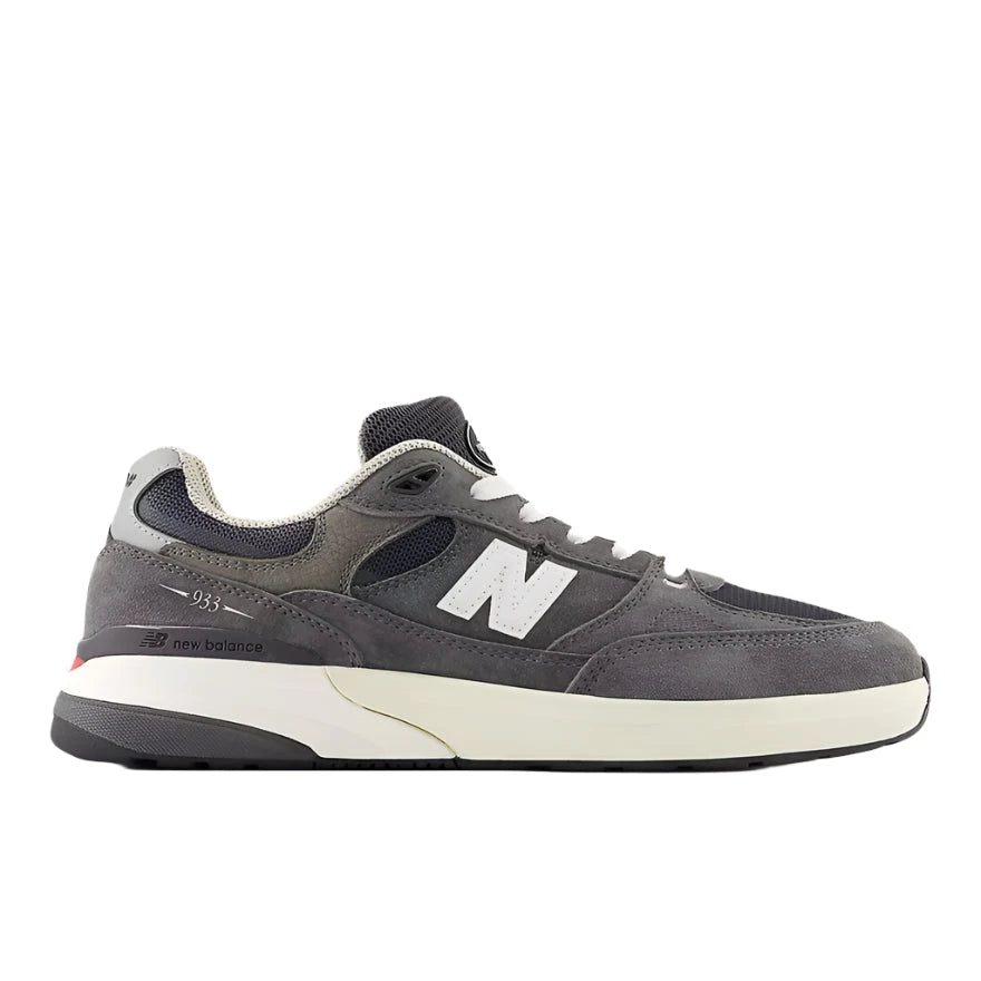 NB NUMERIC Andrew Reynolds 933 Shoes Dark Grey/White Men's Skate Shoes New Balance 