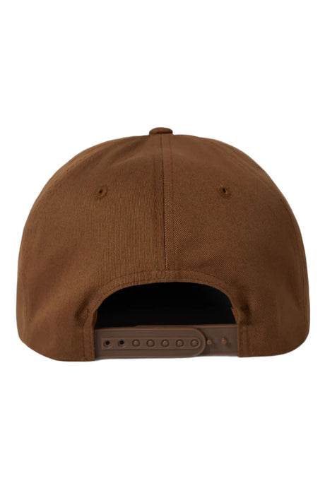 BRIXTON Grade HP Snapback Dark Tan Men's Hats Brixton 