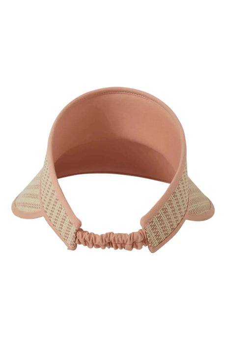 BRIXTON Women's Newport Straw Visor Italian Clay/Natural Women's Hats Brixton 