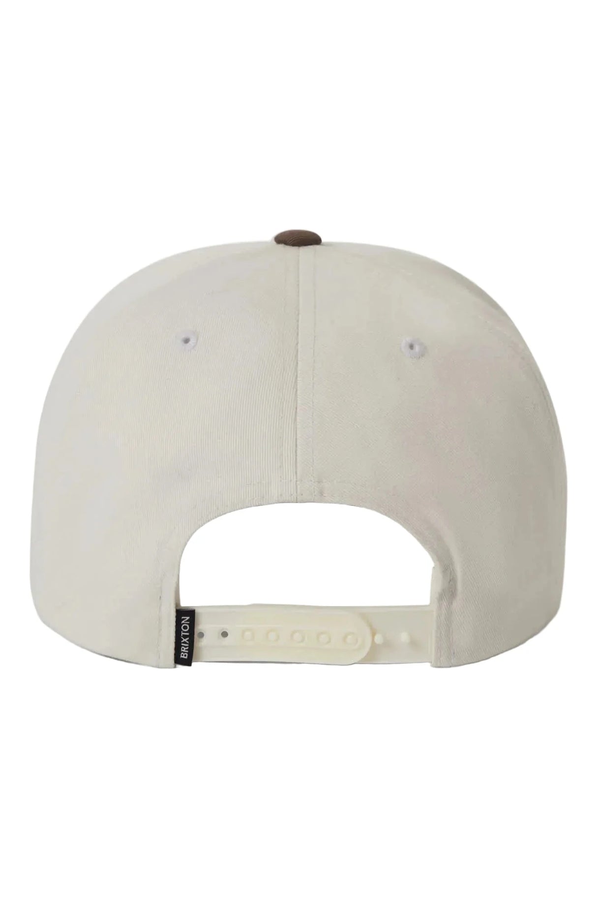 BRIXTON Rhett Snapback Hat Off White/Pinecone Brown Men's Hats Brixton 