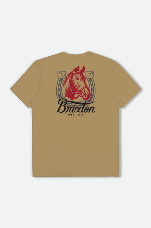 BRIXTON Seymour Tailored T-Shirt Antelope Men's Short Sleeve T-Shirts Brixton 