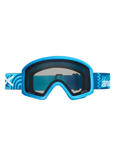 ANON Tracker 2.0 Island Blues - Smoke + Face MFI Face Mask Youth Snow Goggle Snow Goggles Anon 
