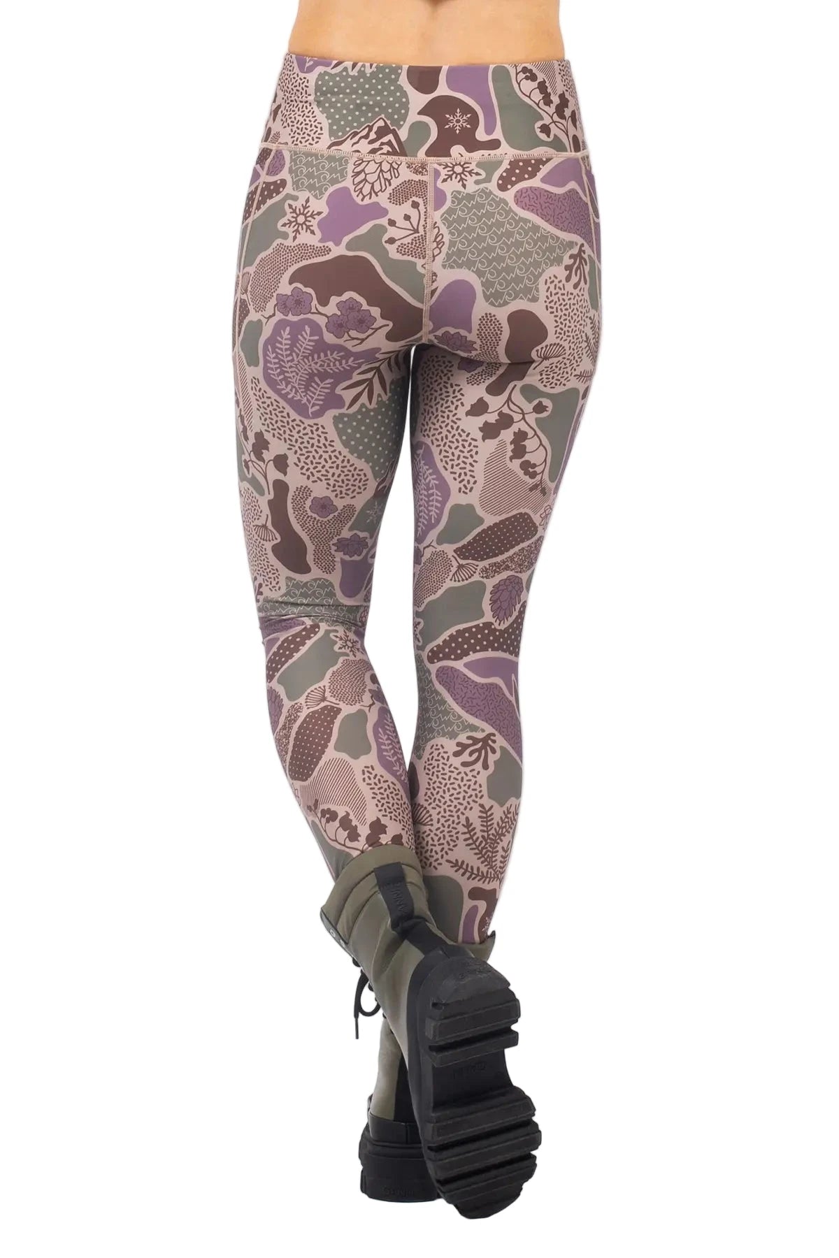 EIVY Women's Pocket Base Layer Tights Forest Landscape Women's Base Layers Eivy 