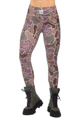 EIVY Women's Pocket Base Layer Tights Forest Landscape Women's Base Layers Eivy 