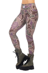 EIVY Women's Pocket Base Layer Tights Forest Landscape Women's Base Layers Eivy 
