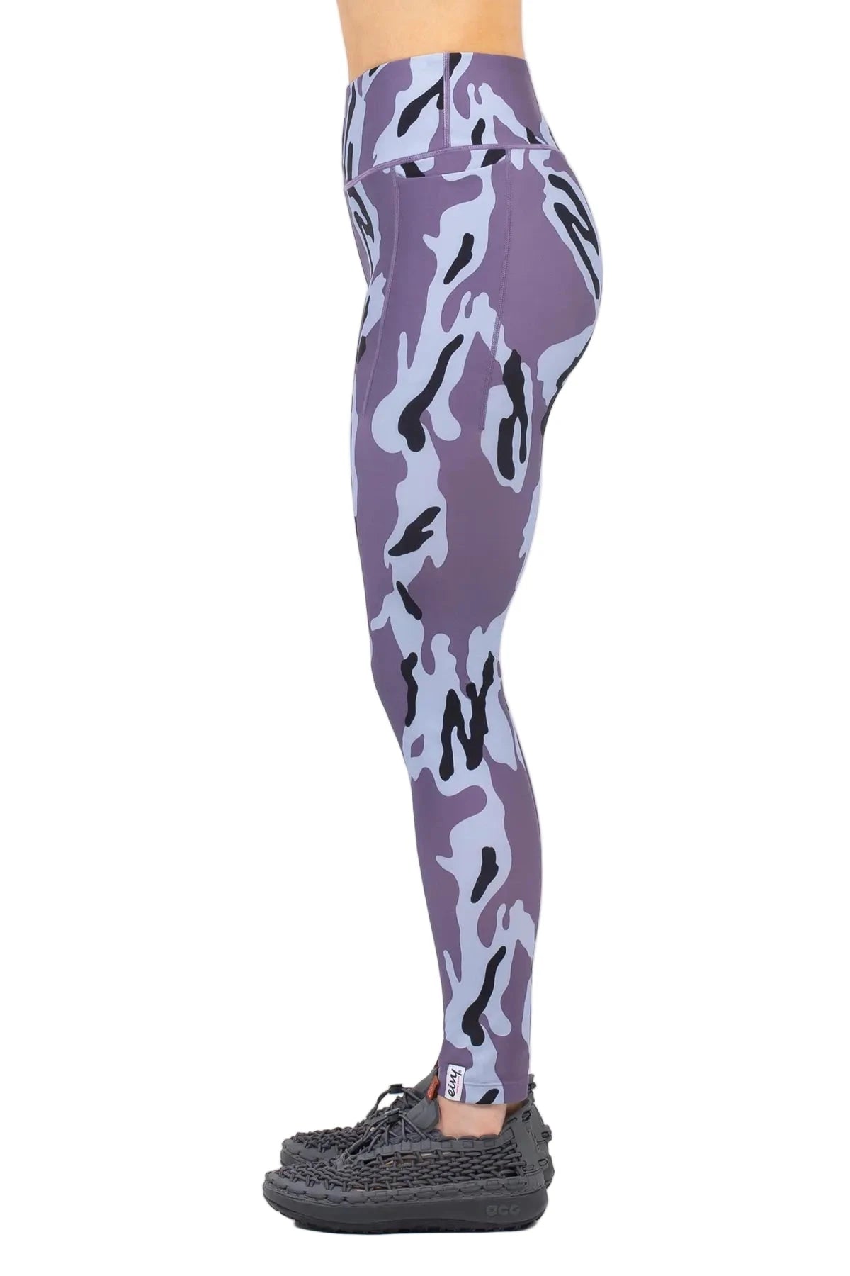 EIVY Women's Pocket Rib Base Layer Tights Purple Stray Women's Base Layers Eivy 