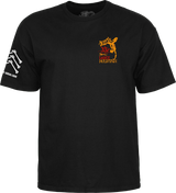 POWELL PERALTA Bones Brigade Mountain T-Shirt Black Men's Short Sleeve T-Shirts Powell Peralta 