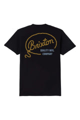 BRIXTON Gallatin Standard T-Shirt Black Men's Short Sleeve T-Shirts Brixton 