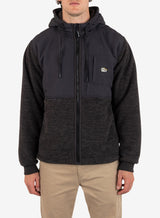 HURLEY Huron Burrito Zip Hoodie Dark Stone Grey Men's Zip Hoodies Hurley 