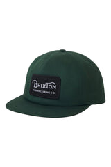 BRIXTON Grade HP Snapback Primal Green Men's Hats Brixton 