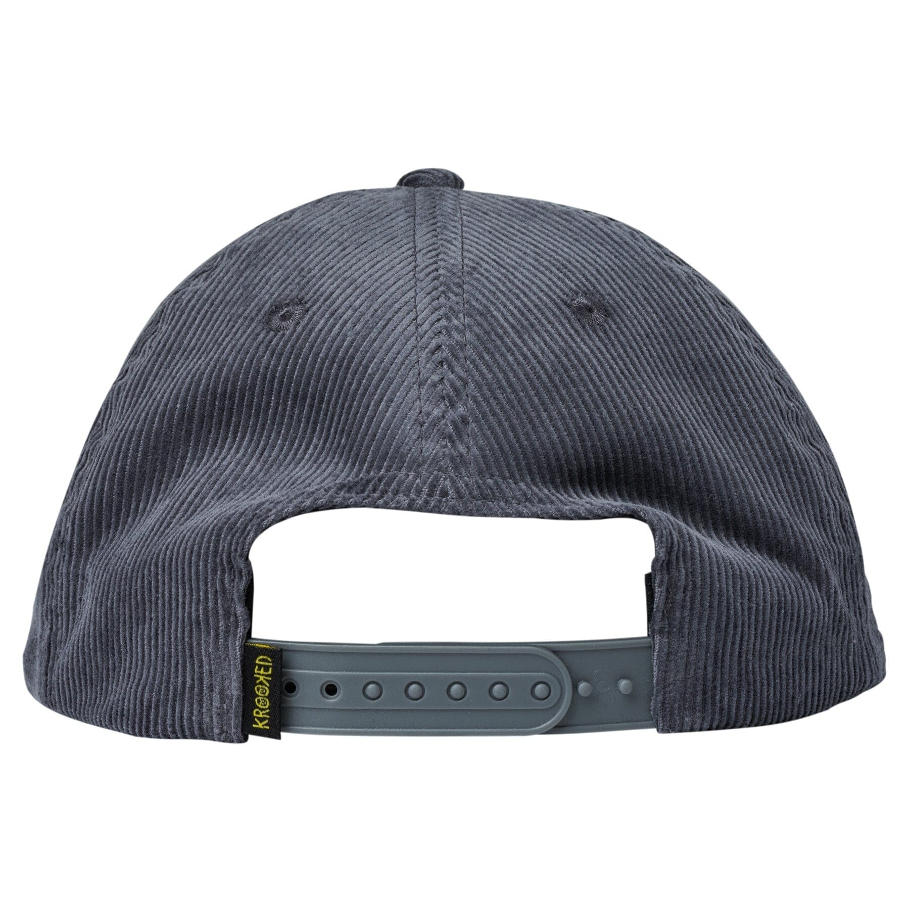 KROOKED Style KR Snapback Hat Charcoal Men's Hats Krooked 